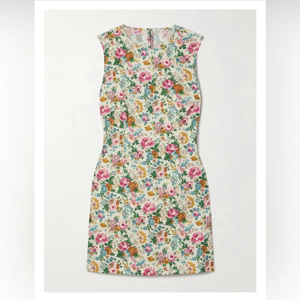 DOEN ADELE DRESS IN LIBERTY ROSE ROMANCE SIZE 0 - Picture 4 of 8